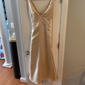 Vera Wang Champagne Bridesmaid Dress